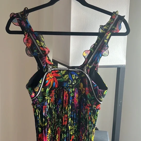 3.1 Phillip Lim floral colorful plisse dress - Picture 12 of 16